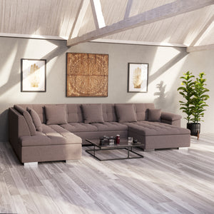 Sofa ARIA rechts braun