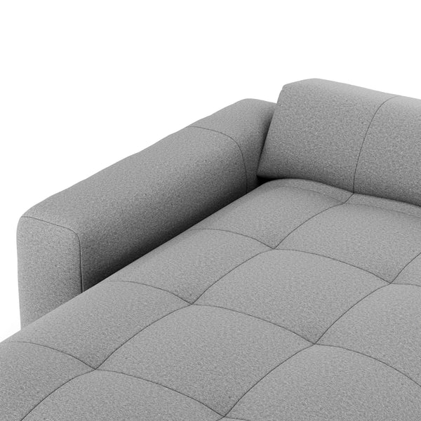 Ecksofa BONNIE links grau