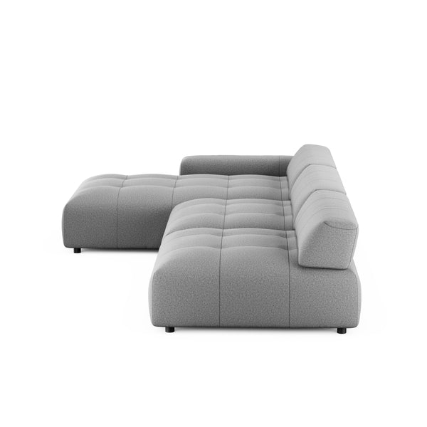 Ecksofa BONNIE links grau