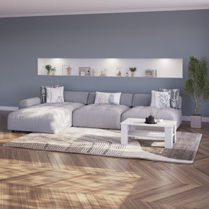 Ecksofa BONNIE links grau