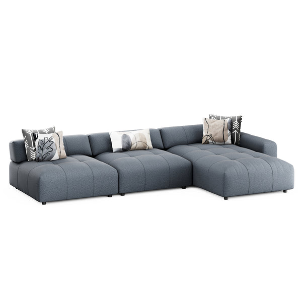 Ecksofa BONNIE rechts anthrazit
