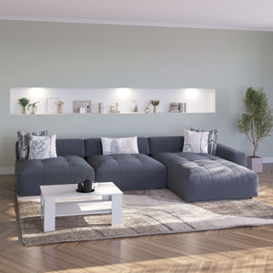 Ecksofa BONNIE rechts anthrazit