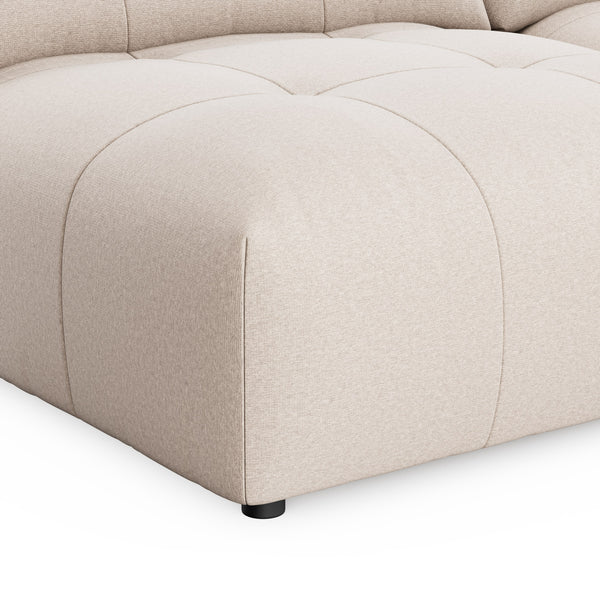 Ecksofa BONNIE rechts beige