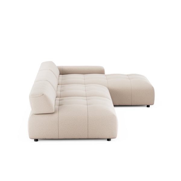 Ecksofa BONNIE rechts beige