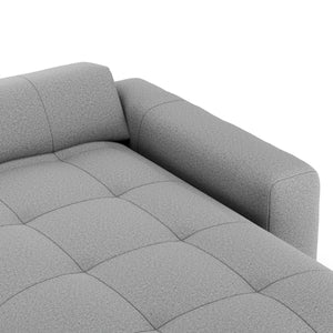 Ecksofa BONNIE rechts grau