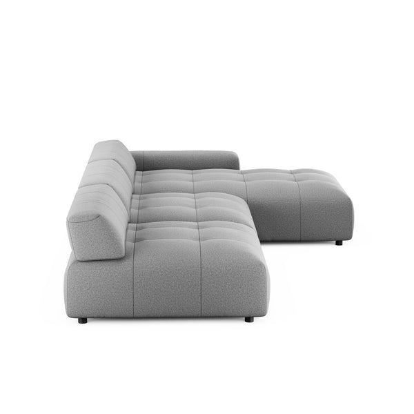 Ecksofa BONNIE rechts grau