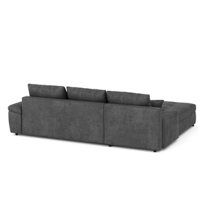 Ecksofa mit Schlaffunktion BRYNN links anthrazit