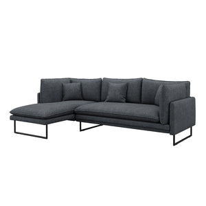 Ecksofa MARISA links anthrazit