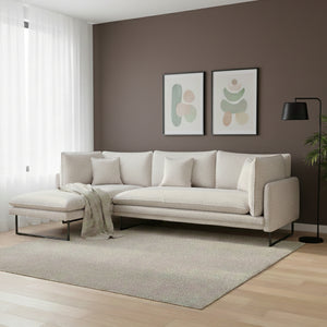 Ecksofa MARISA links creme