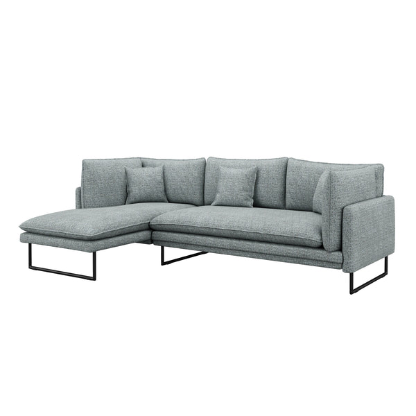 Ecksofa MARISA links grau