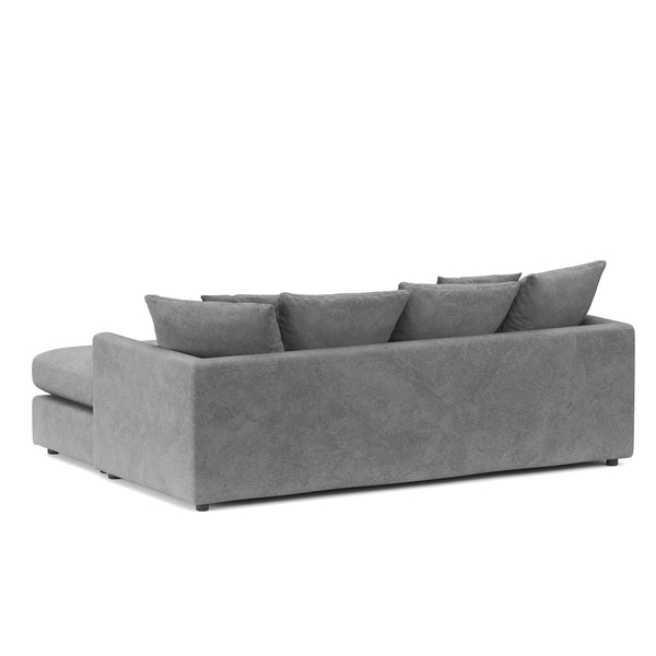 Ecksofa Cord ILONA anthrazit