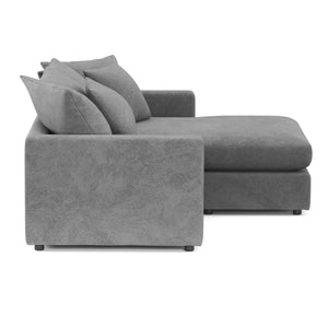 Ecksofa Cord ILONA anthrazit
