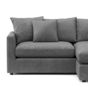 Ecksofa Cord ILONA anthrazit