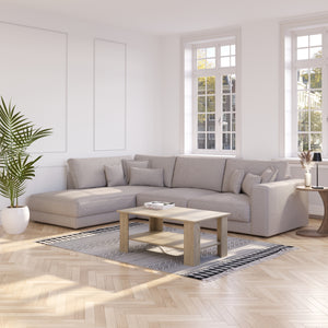 Ecksofa Cord TARJA links beige