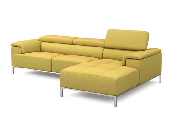 Ecksofa JANA gelb rechts