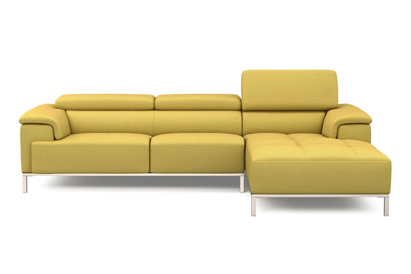 Ecksofa JANA gelb rechts
