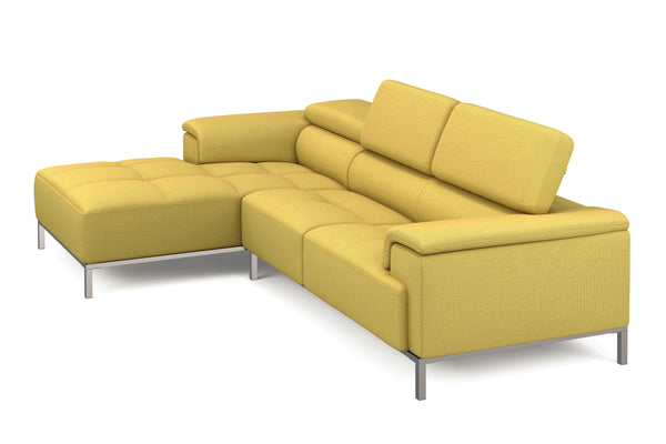 Ecksofa JANA gelb rechts