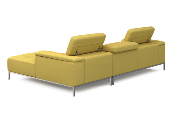 Ecksofa JANA gelb rechts