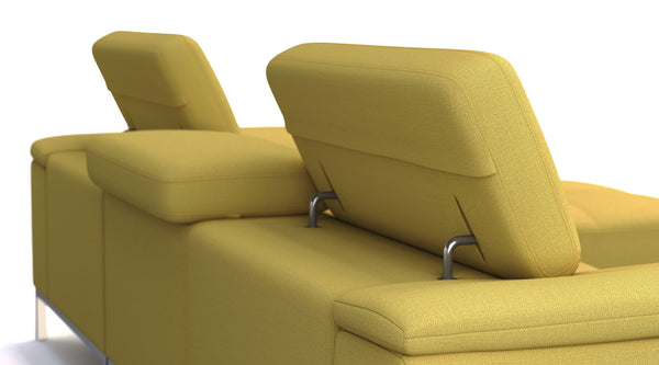 Ecksofa JANA gelb rechts