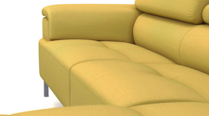Ecksofa JANA gelb rechts