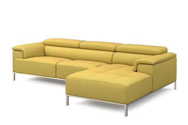 Ecksofa JANA gelb rechts
