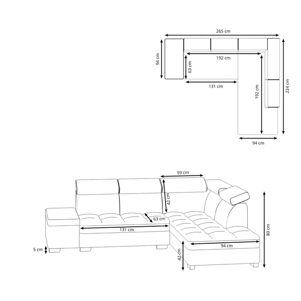 Ecksofa DEBORA