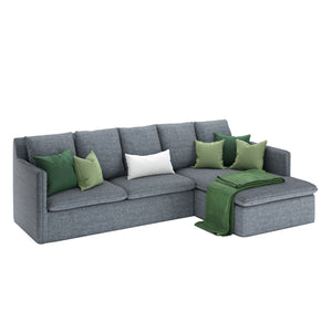 Ecksofa DINA rechts anthrazit