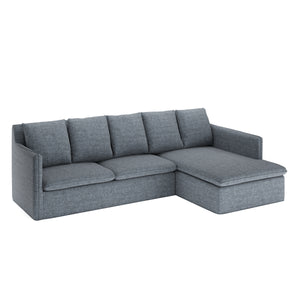 Ecksofa DINA rechts anthrazit