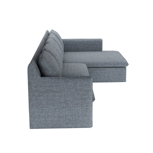 Ecksofa DINA rechts anthrazit