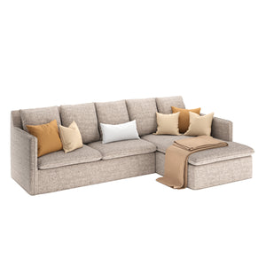 Ecksofa DINA rechts beige