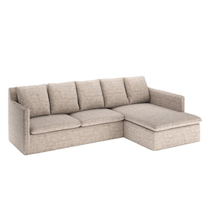 Ecksofa DINA rechts beige