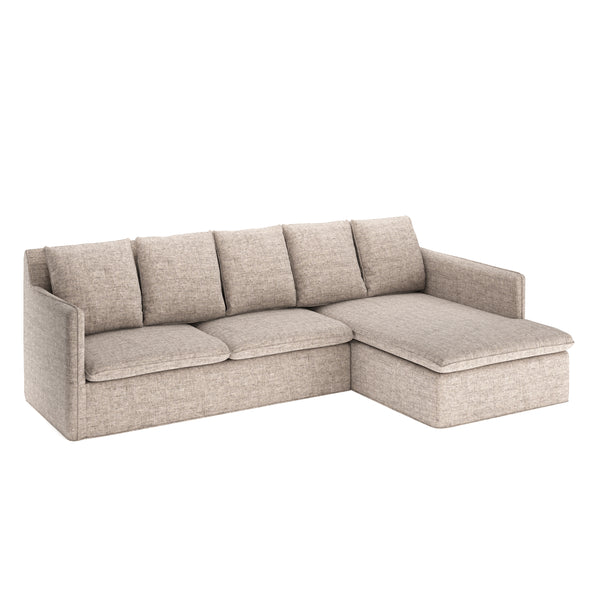 Ecksofa DINA rechts beige