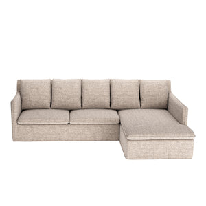 Ecksofa DINA rechts beige