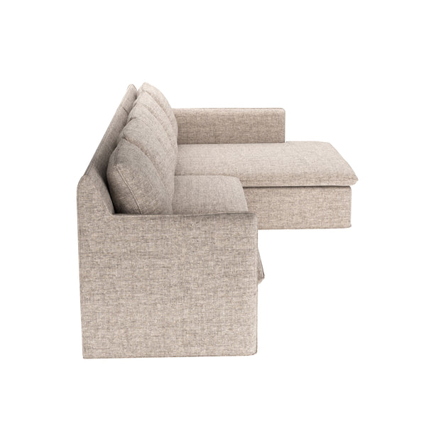 Ecksofa DINA rechts beige