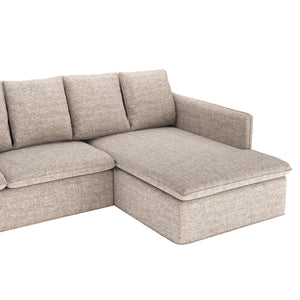 Ecksofa DINA rechts beige