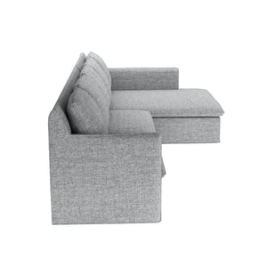 Ecksofa DINA rechts grau