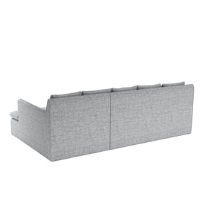 Ecksofa DINA rechts grau