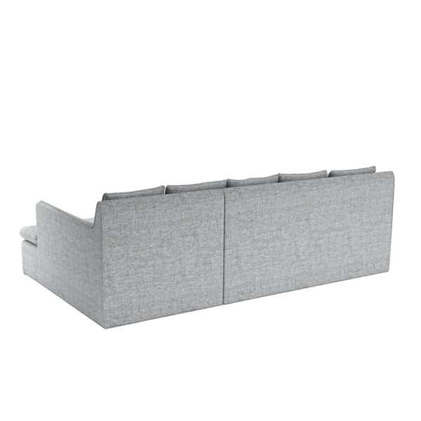 Ecksofa DINA rechts grau
