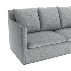 Ecksofa DINA rechts grau