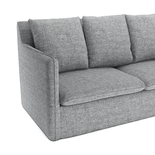 Ecksofa DINA rechts grau