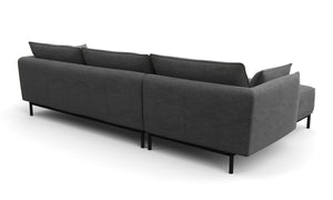 Ecksofa ELVIS links anthrazit