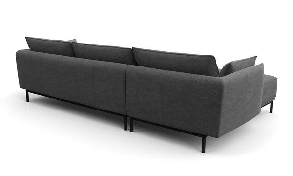 Ecksofa ELVIS links anthrazit