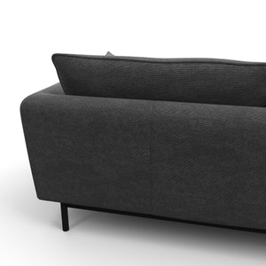 Ecksofa ELVIS links anthrazit