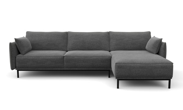 Ecksofa ELVIS rechts anthrazit