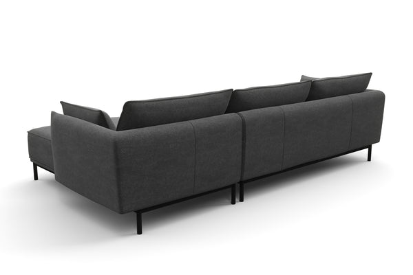 Ecksofa ELVIS rechts anthrazit