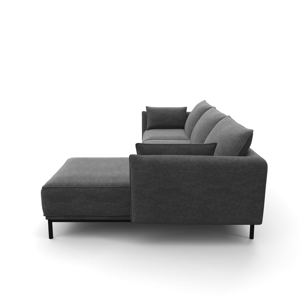 Ecksofa ELVIS rechts anthrazit
