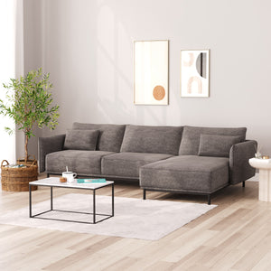 Ecksofa ELVIS rechts anthrazit