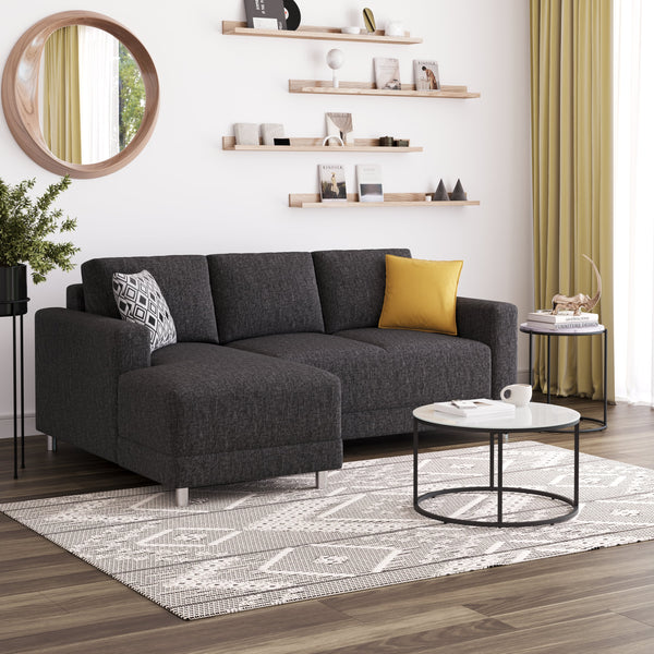 Ecksofa ERIN links anthrazit