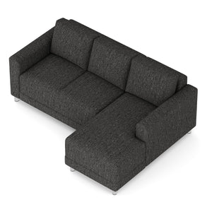 Ecksofa ERIN rechts anthrazit