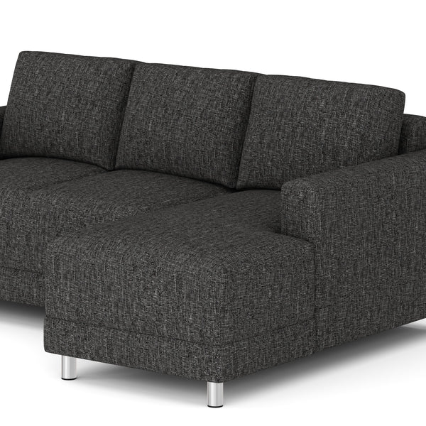 Ecksofa ERIN rechts anthrazit